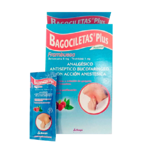 BAGOCILETAS PLUS FRAMBUESA X PASTILLA