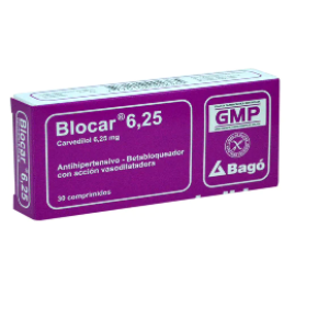 BLOCAR 6,25 MG  X  COMPRIMIDO