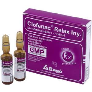 CLOFENAC RELAX 75MG/2.2MG X  AMPOLLA