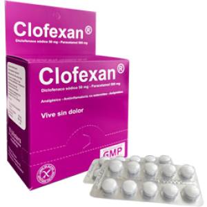 CLOFEXAN 50MG/500MG X COMPRIMIDO