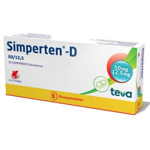 SIMPERTEN D 50/12.5 MG  COMP.