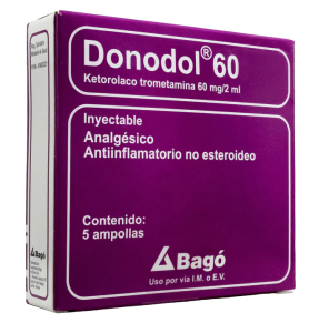 DONODOL 60 MG AMPOLLA X 2 ML