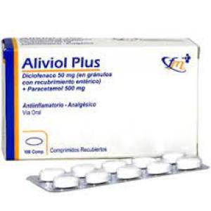 ALIVIOL PLUS 50MG/500MG X COMP. RECUB