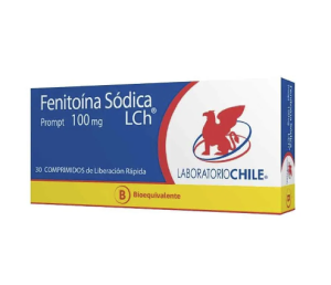 FENITOINA SODICA 100 MG  COMP. - LCH