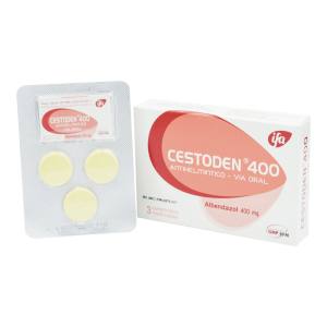 CESTODEN 400 MG X COMPRIMIDO MASTICABLE