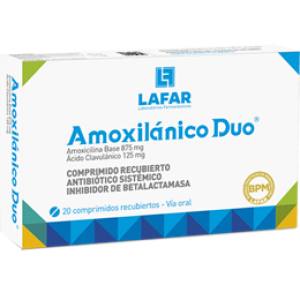 AMOXILÁNICO DUO 875MG/125MG X COMPRIMIDOS