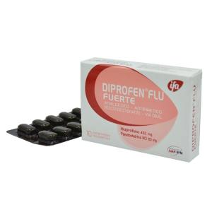 DIPROFEN FLU FUERTE 400 MG/60 MG X COMP. RECUB.