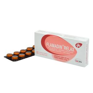 FLAMADIN RELAX  50 MG/4 MG X COMPRIMIDO RECUB.