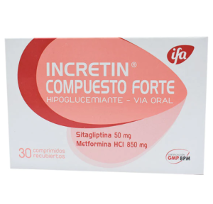 INCRETIN COMPUESTO FORTE X COMP. RECUB.