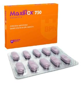MAXIFLOX 750 MG COMPRIMIDO