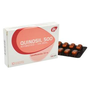 QUINOSIL (LEVOFLOXACINA) 500 MG X COMP.
