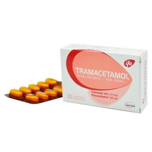 TRAMACETAMOL 37,5 MG/325 MG  X COMP. RECUB.
