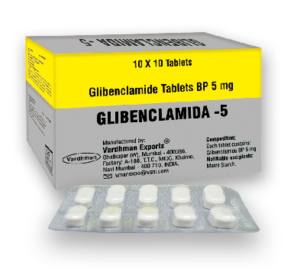 GLIBENCLAMIDA 5 MG X COMP. LAQFAGAL