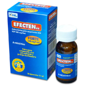 EFECTEN FORTE 500 MG/5 ML X 15 ML SUSP.