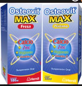 OSTEOVIT MAX SUSPE. FRESA X 180 ML