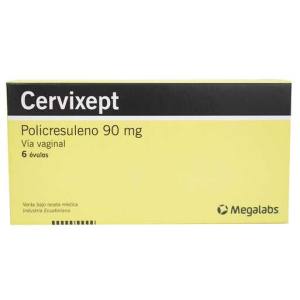 CERVIXEPT 90 MG ÓVULOS VAGINALES