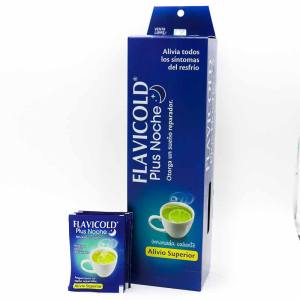 FLAVICOLD PLUS NOCHE SABOR LIMON X SOBRE