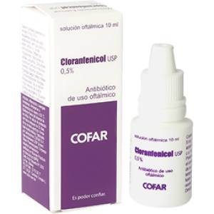 CLORANFENICOL 0.5% USP X 10 ML COFAR
