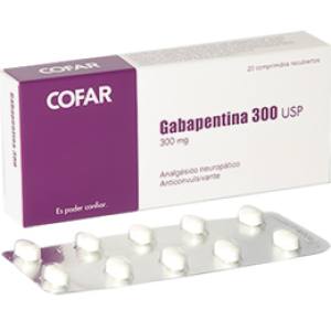 GABAPENTINA 300 MG USP X COMPRIMIDO