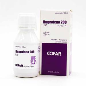 IBUPROFENO 200 MG X SUSPX 100 ML -  COFAR