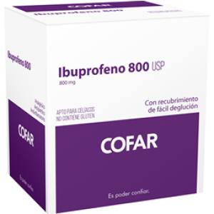 IBUPROFENO 800 MG X COMPRIMIDO RECUB. - COFAR