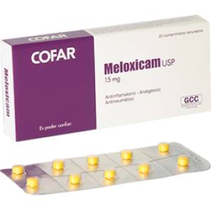 MELOXICAM  15 MG COFAR X COMPRIMIDO