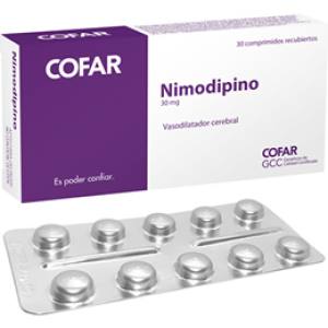 NIMODIPINO 30MG COFAR X COMPRIMIDO