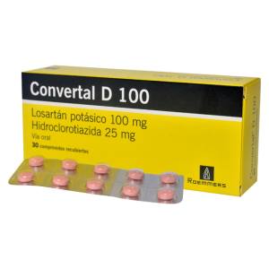 CONVERTAL D 100 MG  COMP. RECUBIERTOS