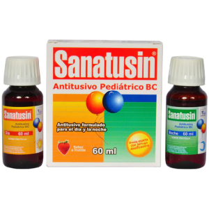 SANATUSIN ANTITUSIVO PEDEATRICO DIA/NOCHE X 60 ML