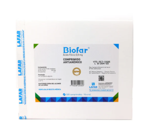 BIOFAR 0.80 MG X COMPRIMIDO