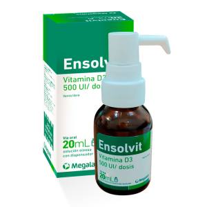 ENSOLVIT 500 UI FCO. X 20 ML