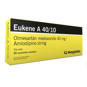 EUKENE A 40/10 MG  COMPRIMIDOS RECUBIERTOS