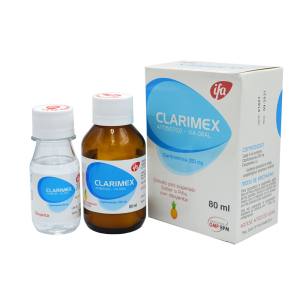 CLARIMEX 250 MG SUSPENSION  X 80 ML.