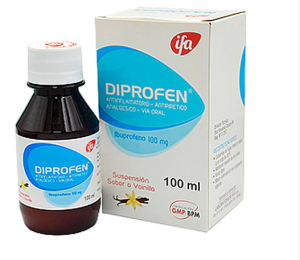 DIPROFEN 100 MG SUSPENSION X  100 ML.