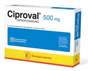 CIPROVAL 500 MG X COMP. RECUB.