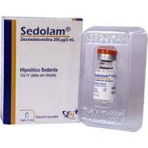 SEDOLAM/DEXMEDETOMIDINA 200 MCG X 2 ML