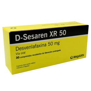 D-SESAREN XR 50MG COMP. RECUBIERTOS