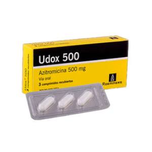 UDOX 500 MG COMP. RECUBIERTOS