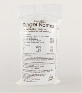SUERO RINGER NORMAL X 1000 ML ALCOS