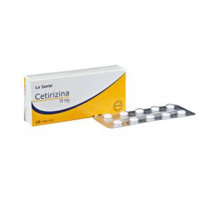 CETIRIZINA 10 MG - LA SANTÉ