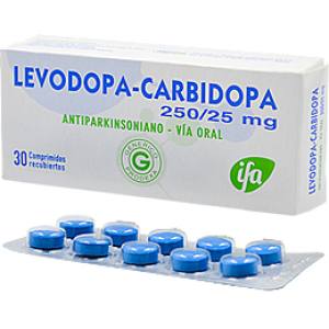LEVODOPA-CARBIDOPA 250/25MG PRODEXA COMP