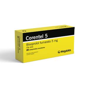 CORENTEL 5 MG  COMP. RECUBIERTO
