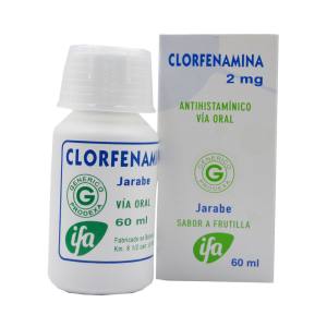 CLORFENAMINA 2 MG PRODEXA JAR.
