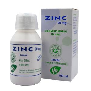 ZINC 20 MG PRODEXA JBE. X 100 ML