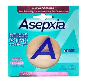 ASEPXIA MAQUILLAJE POLVO COMPACTO BEIGE