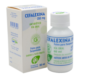 CEFALEXINA 250 MG  SUSPENSION PRODEXA X 60 ML