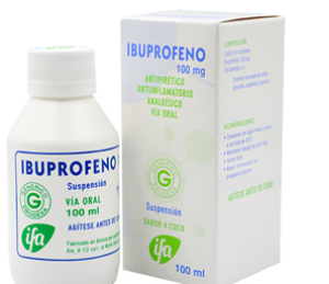IBUPROFENO 100 MG/5ML  SUSPENSION X 100 ML PRODEXA