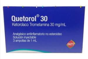 QUETOROL 30 MG AMPOLLA