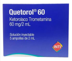 QUETOROL 60 MG X AMP