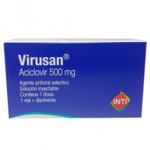 VIRUSAN 500 MG VIAL + DISOLVENTE